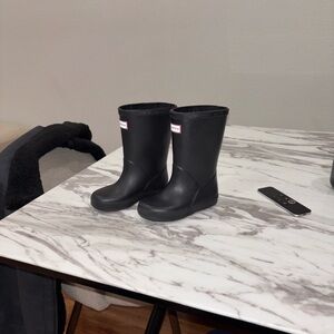 Black Toddler Hunter Rain Boots